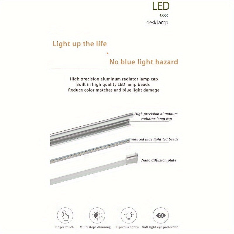 2pcs Modern LED Desk Lamps by Snagg A Table Lamp