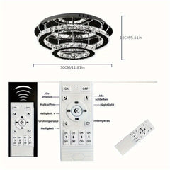 36W Modern Crystal LED Ceiling Light by Snagg A Ceiling Light