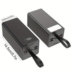 60000mAh Portable Mirror-shaped Portable Power Bank by Snagg A Power Bank