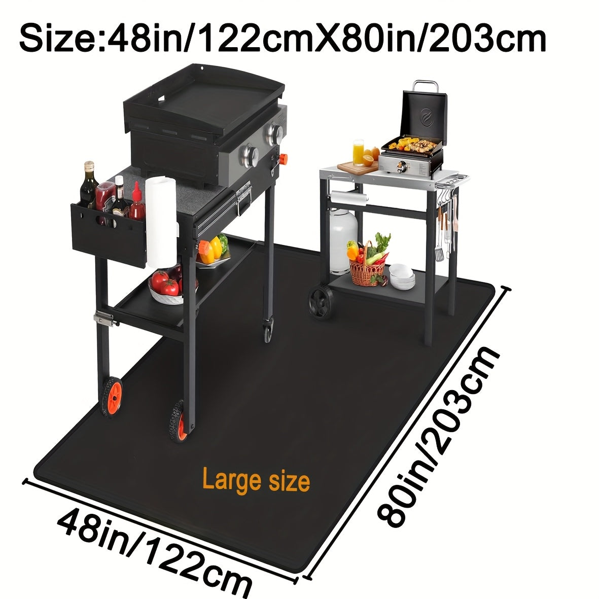Fireproof BBQ Grill Mat by Snagg A Mat