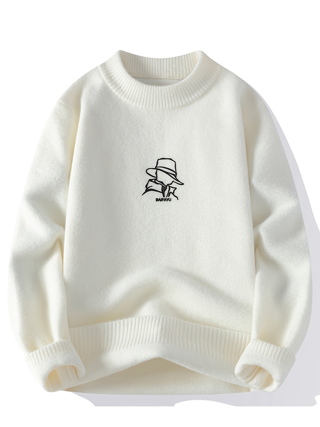 Men’s Graphic Knit Sweatshirt by Snagg A Jumper