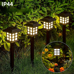 8 Pack Outdoor Lawn & Patio Decorative Lanterns Solar LED Garden Lights by Snagg An Outdoor Light