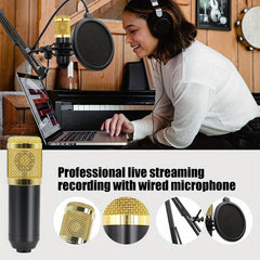 V8K Sound Card & Condenser Microphone Set by Snagg An Audio Mixer