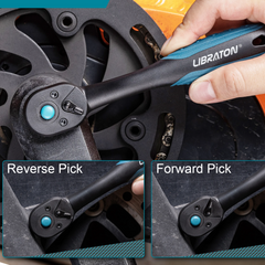 1/4” Ratchet Handle – Quick-Release, Teardrop Head, Reversible, Comfort Grip