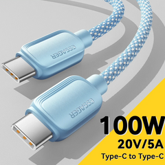 USB-C to USB-C Cable 100W 5A PD | Fast Charging for iPhone 15 Xiaomi Samsung Huawei Oppo MacBook iPad
