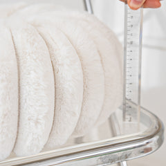 2pcs Plush & Cozy Round Throw Pillows by Snagg A Cushion