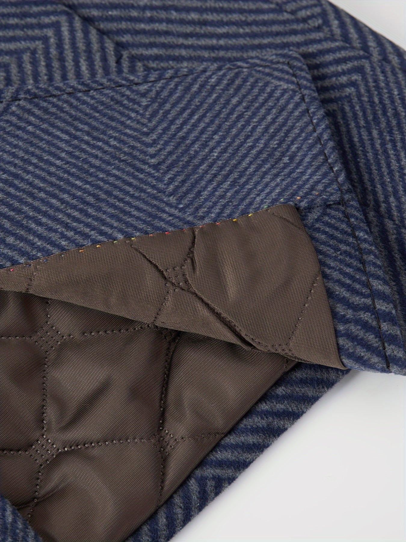 Men’s Elegant Wool Blend Trench Coat with Detachable Scarf by Snagg A Coat