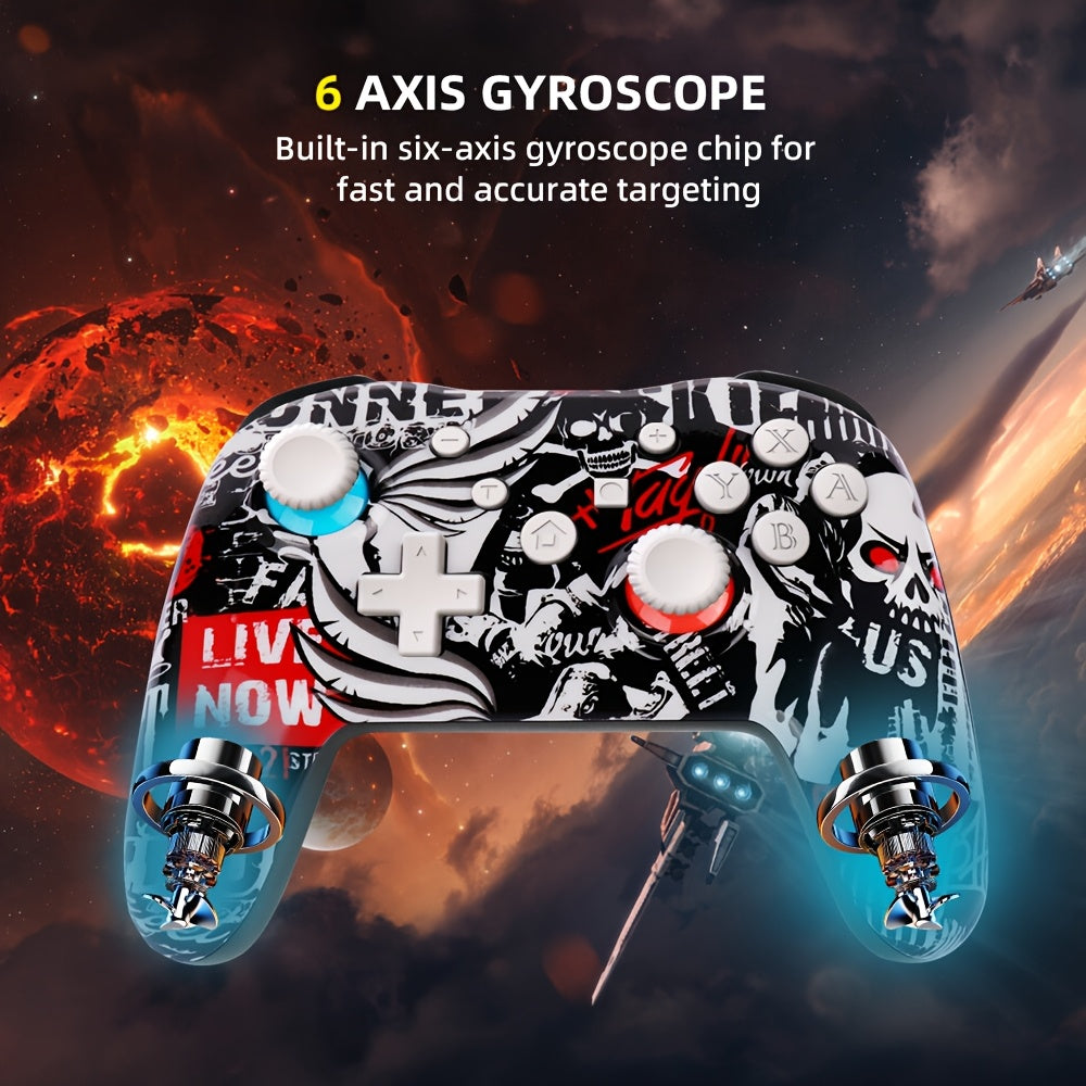 Camouflage Wireless Controller Compatible With Switch, Lite & OLED by Snagg A Game Controller