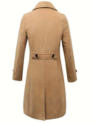 Men’s Stylish Double-Breasted Tweed Coat by Snagg A Coat