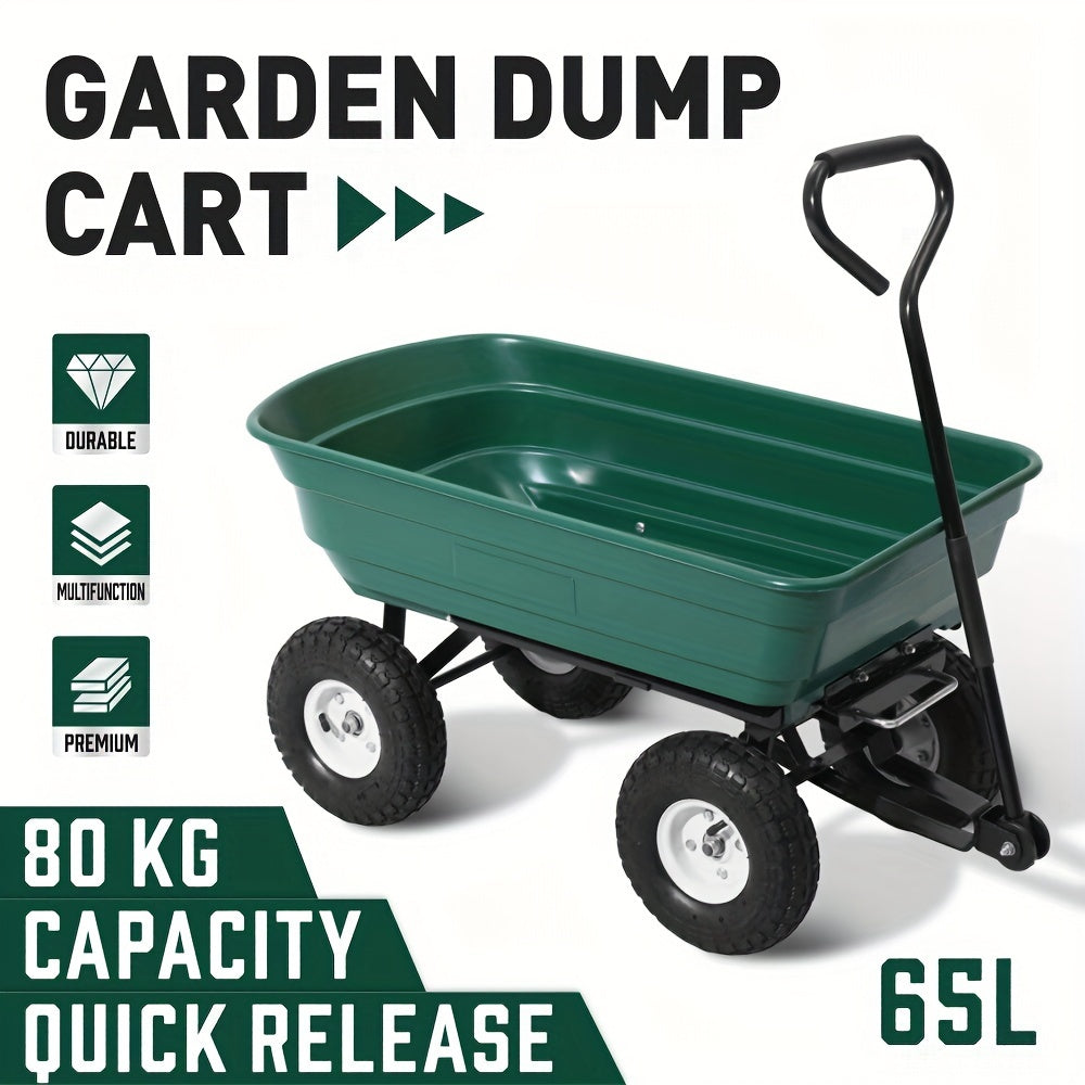 50L/70L Heavy Duty Garden Dump Cart by Snagg A Trolley