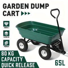 50L/70L Heavy Duty Garden Dump Cart by Snagg A Trolley