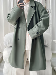 Men’s Elegant Double-Breasted Overcoat by Snagg A Coat