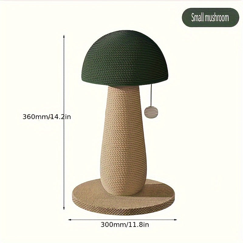Mushroom Cat Scratching Post by Snagg A Scratcher