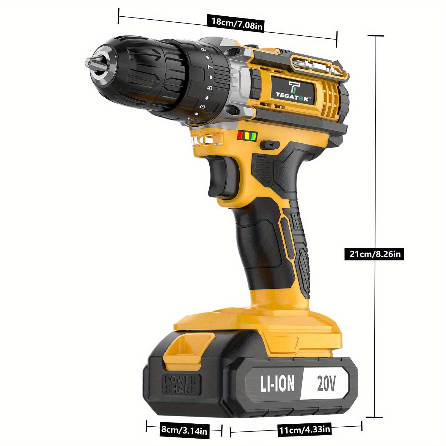 20V Industrial Cordless Drill Kit