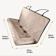 Cozy Nylon Pet Car Seat Cover - SnaggIt