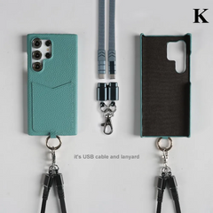 Multifunctional Leather Crossbody Case For iPhone 16 Pro Max / Series