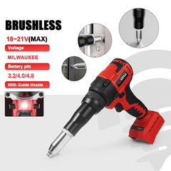 20V Brushless Auto Rivet Gun – 3.2–4.8mm Cordless Riveting Tool for Metalwork