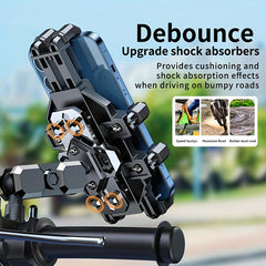 Aluminum Alloy Motorcycle Phone Mount by Snagg A Phone Holder