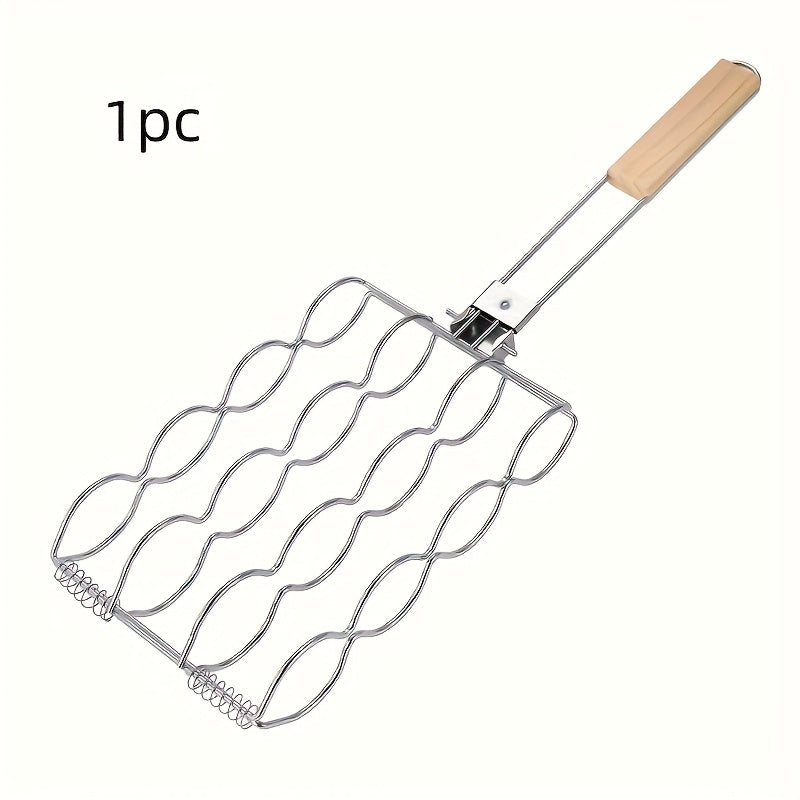 Metal Grill Basket – Corn & Multi Food BBQ Rack by Snagg A Rack