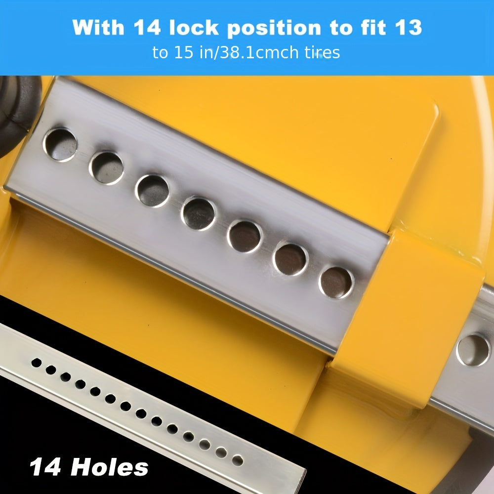 Heavy Duty Wheel Lock Clamp by Snagg A Lock Clamp