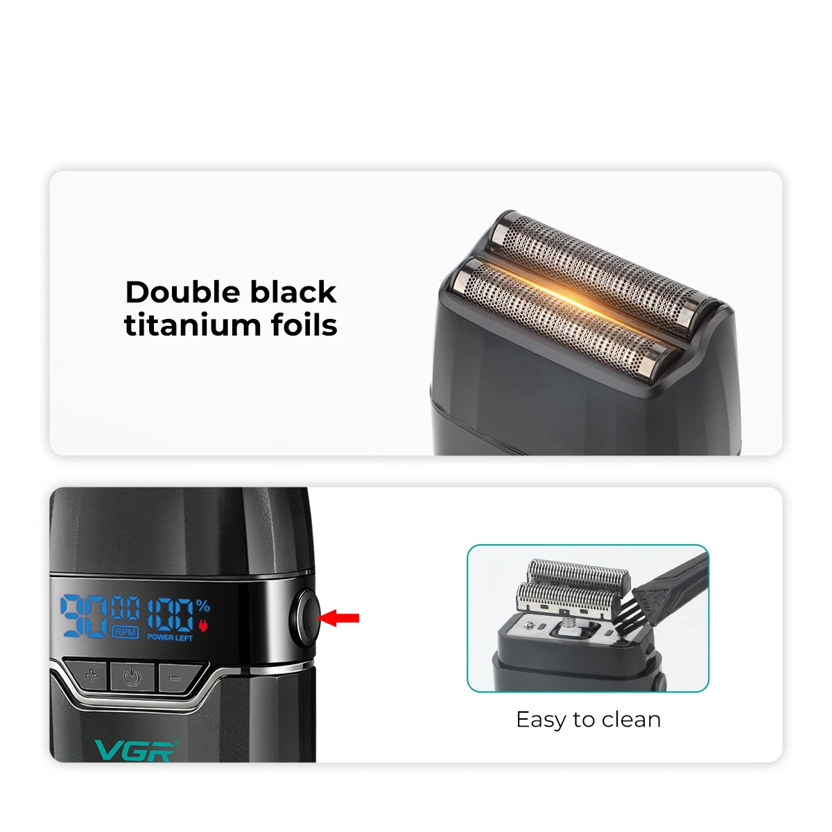 Professional 3 Piece All Metal Barber Suite – 9000 RPM Master Clipper, DLC Trimmer, and Titanium Shaver Collection