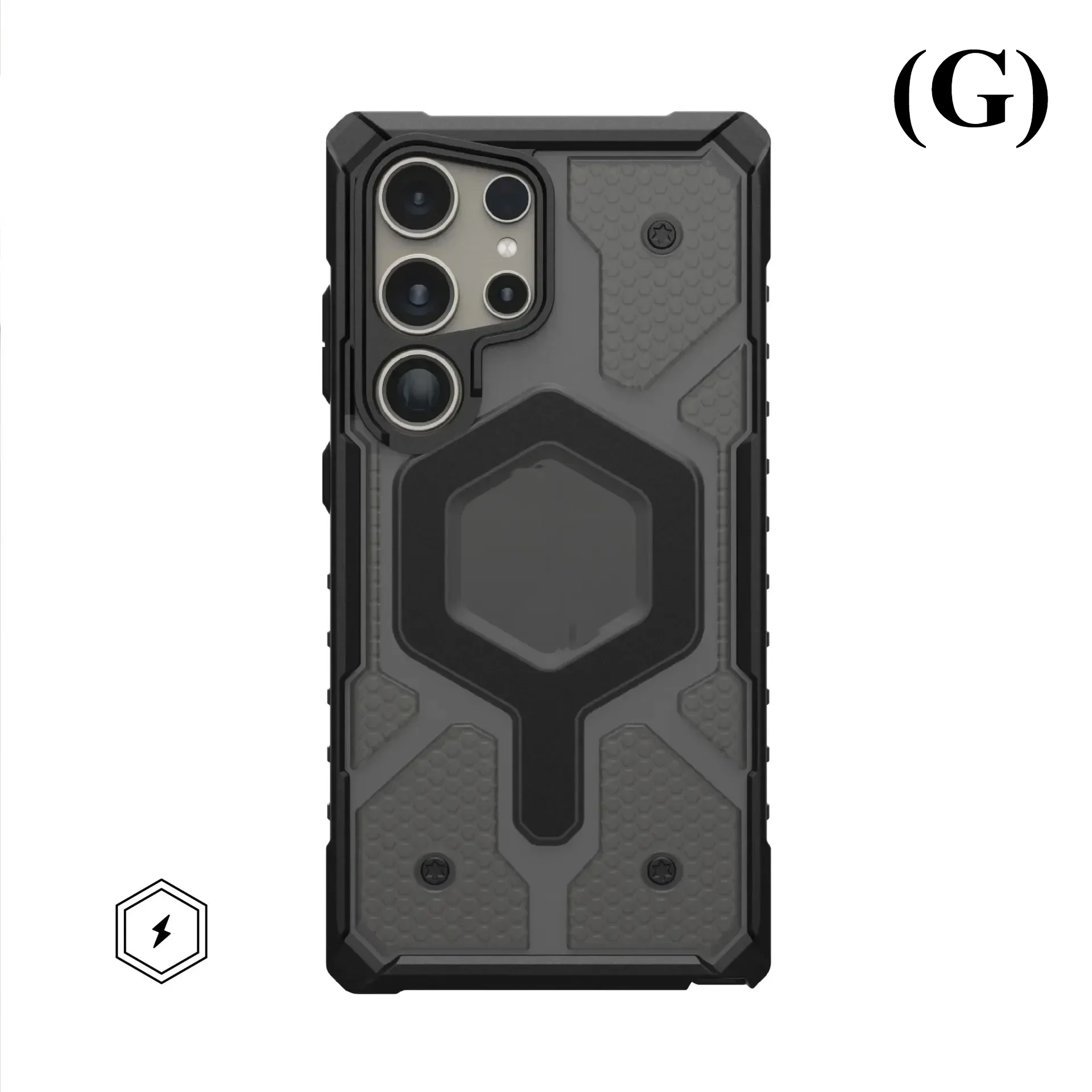 Shockproof Rugged Magnetic Case - for Samsung Galaxy S24 Series - G - Clear Gray / Plus - Phone Cases & Covers