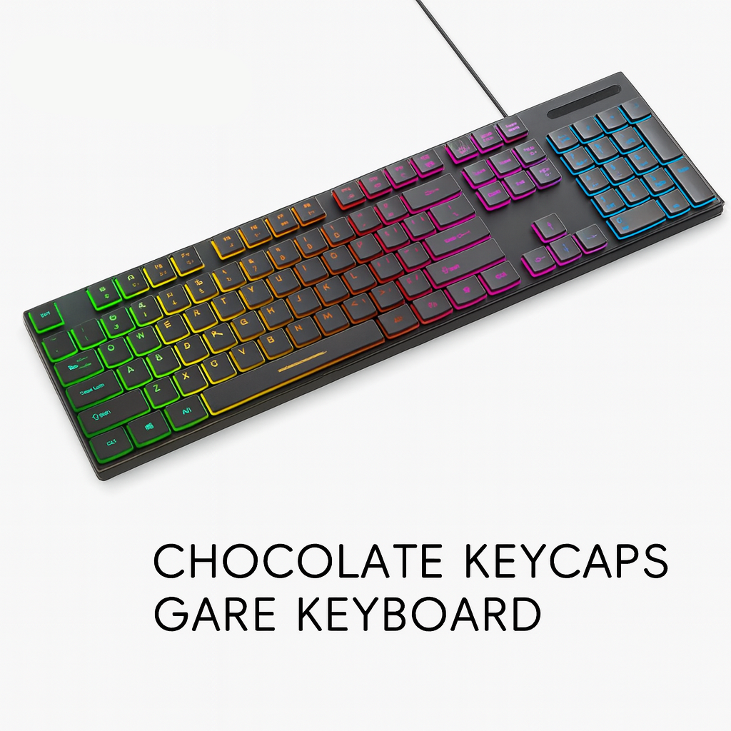 Wired RGB Gaming Keyboard – 104 Key USB Backlit Design with Ergonomic Layout for PC & Laptop by Snagg A Keyboard