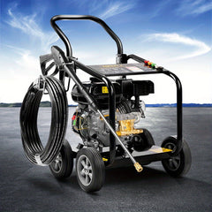 4800PSI 10HP Heavy Duty Petrol Pressure Washer – 20m Hose, Turbo Nozzle & Self-Suction System