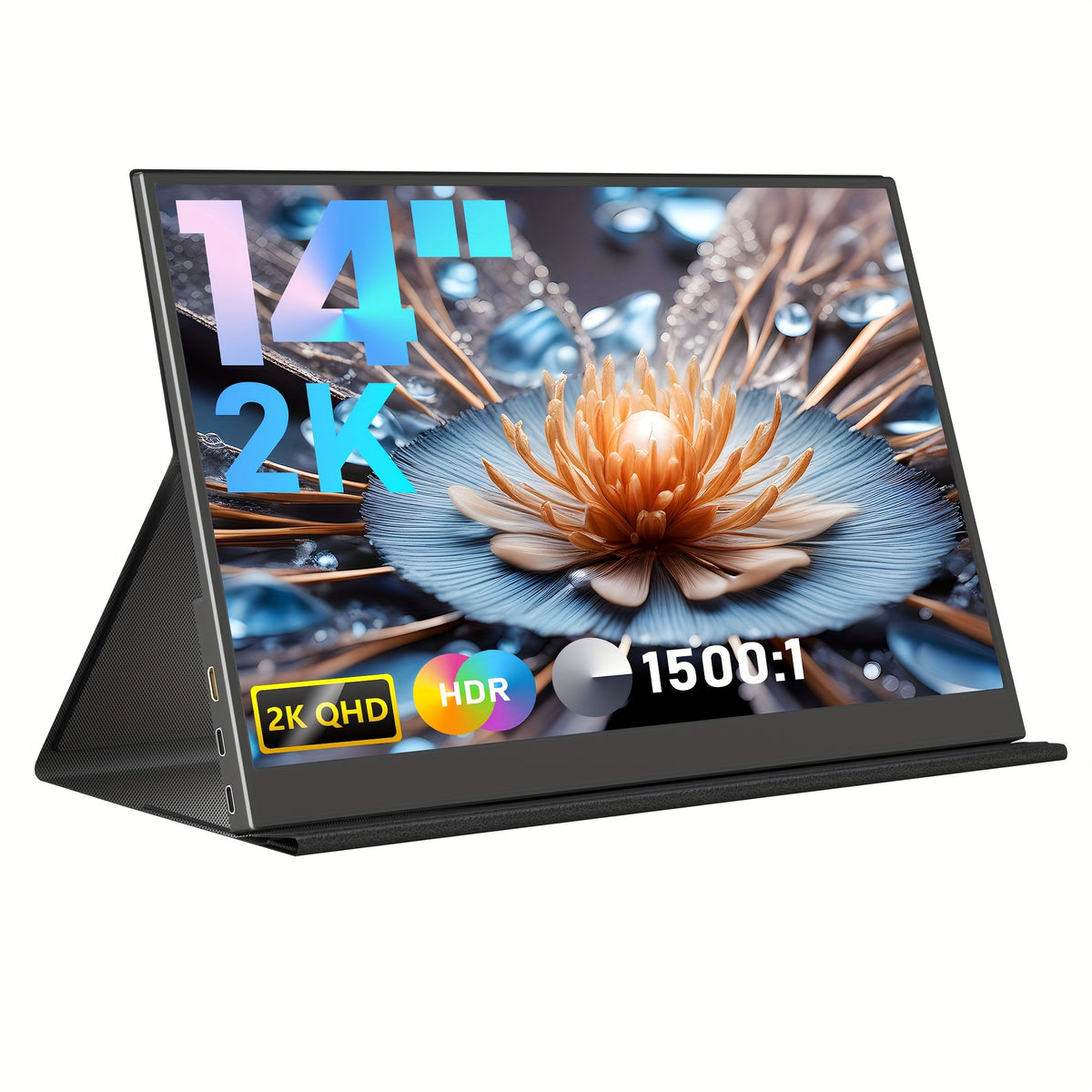 14" Portable Gaming Monitor — 2K QHD 2560×1440 IPS