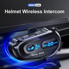 2pcs Motorcycle Helmet Intercom by Snagg An Intercom