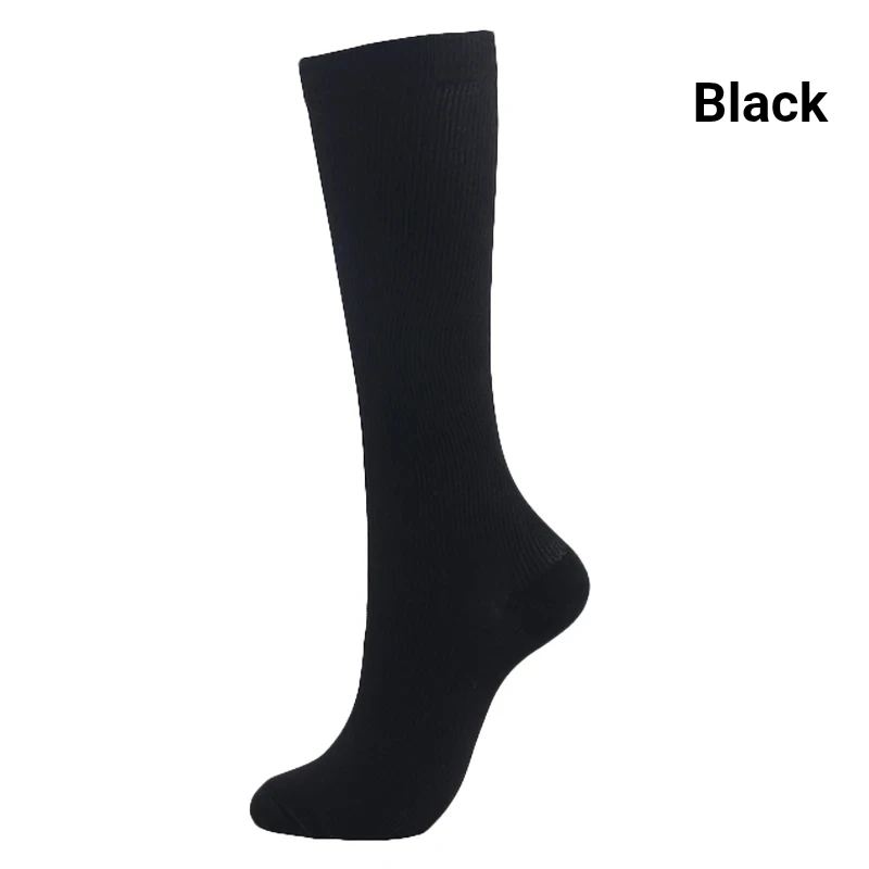 Unisex Compression Socks 20–30 mmHg Graduated Support for Nurses, Runners & Travel