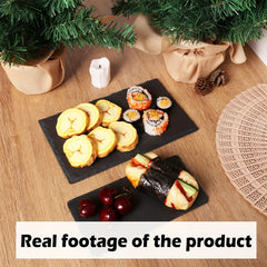 Slate Serving Plates 15Pcs Food Safe For Chefs by Snagg A Plate