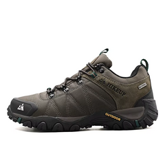 Men's suede and mesh hiking shoe – image 1