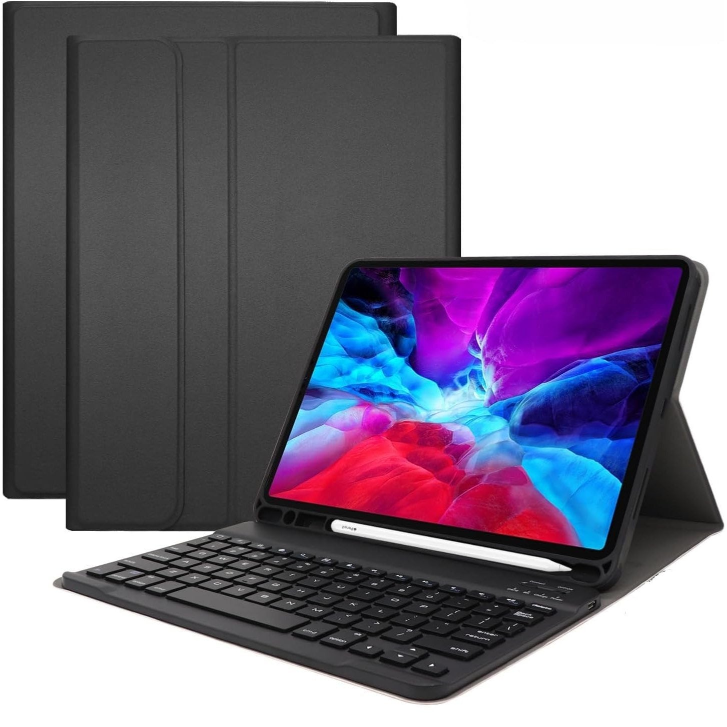 Protective Case for Apple iPad Pro 13 Inch 2024 (M4, 7th Gen),with Pen Holder Wireless Bluetooth Detachable Keyboard by Snagg A Wireless Keyboard