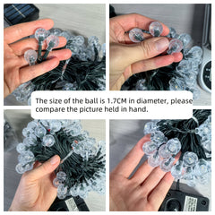 3 Pcs Of Solar Bubble Ball String Lights – 14 M Each by Snagg An Outdoor Light