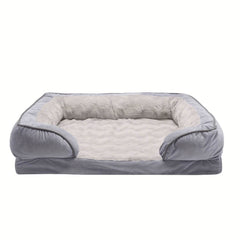Cozy Warmth Large Dog Bed with Removable Cover - SnaggIt