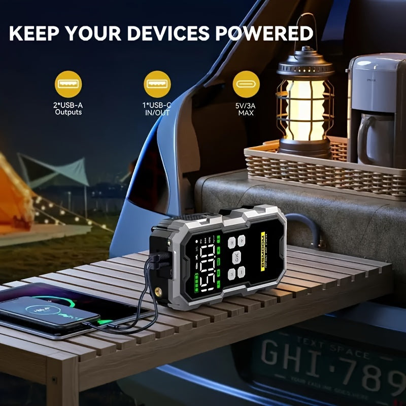 7000A Cordless Car Jump Starter by Snagg A Jump Starter