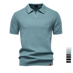 Men's Summer Breathable Polo | Lightweight Stretch Casual Essential