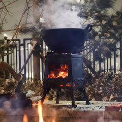 Outdoor Camping Folding Portable Firewood Stove by Snagg A Stove