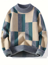 Men’s Geometric Pattern Sweater by Snagg A Jumper
