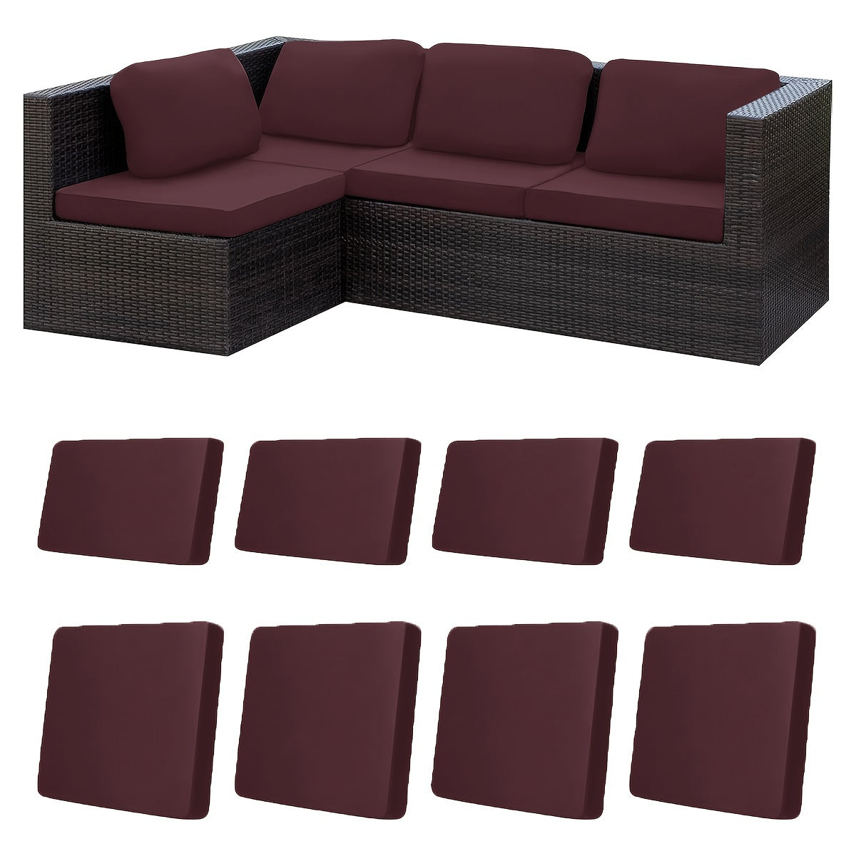 Outdoor Cushion Cover Set by Snagg A Cushion Cover