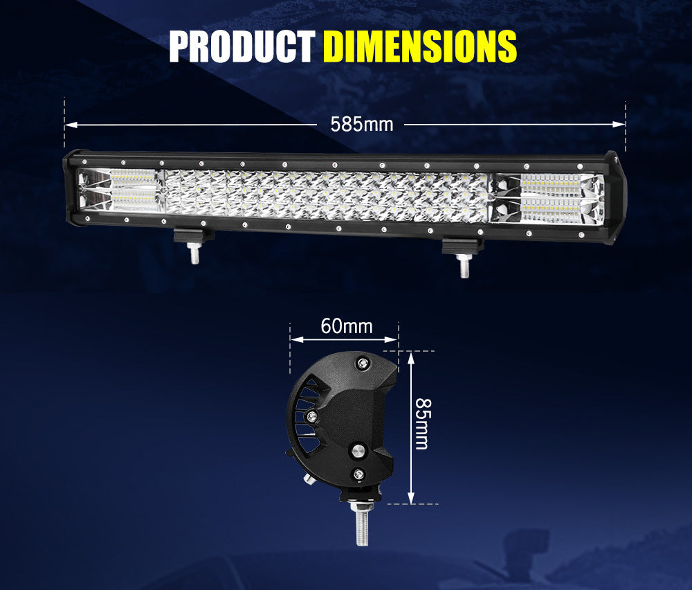 23inch Osram LED Light Bar Spot Flood Driving Offroad Lamp 23’’ 4WD 4x4 - Exterior Accessories