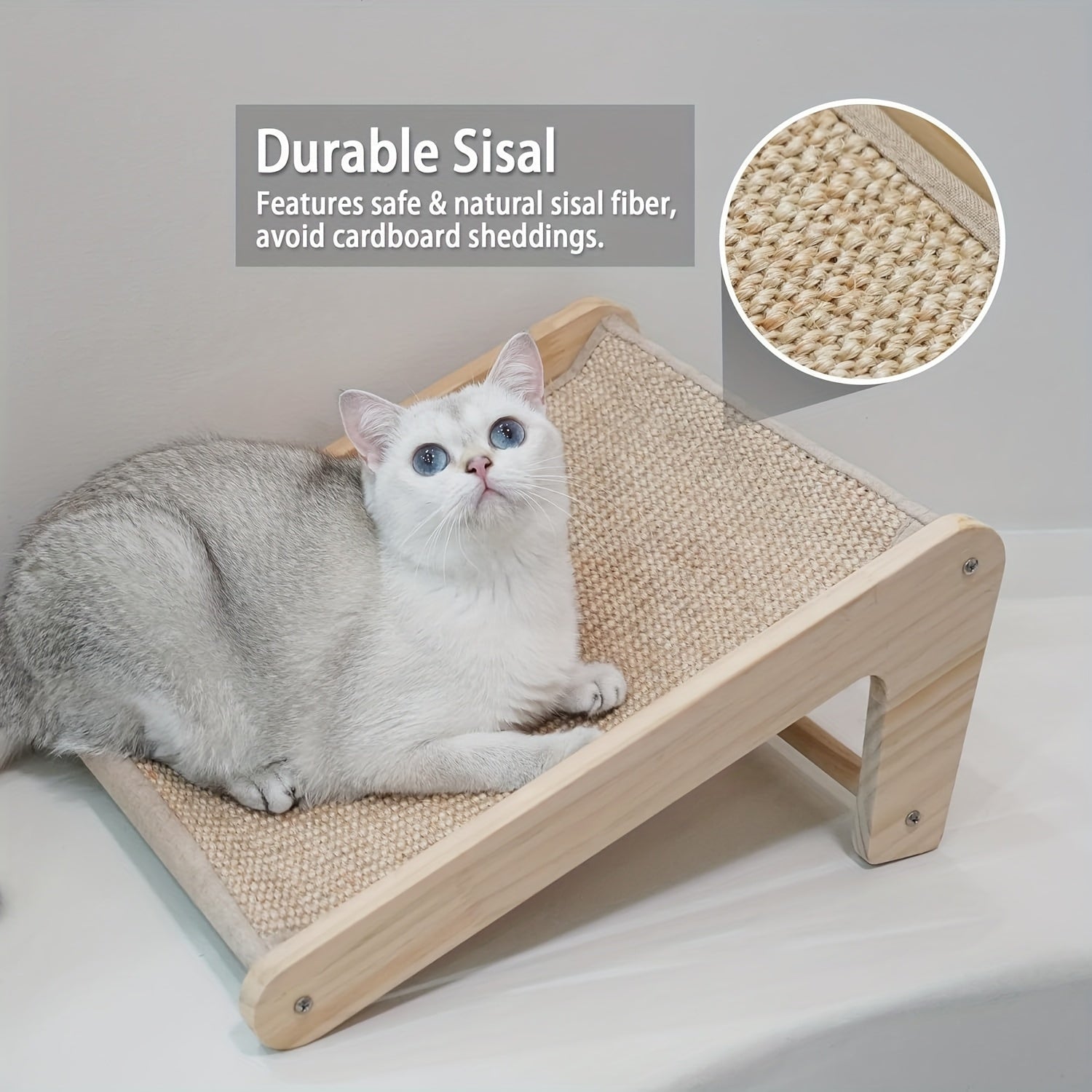 L-Shaped Cat Scratching Ramp by Snagg A Scratcher