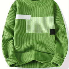 Men’s Geometric Pattern Sweater by Snagg A Jumper