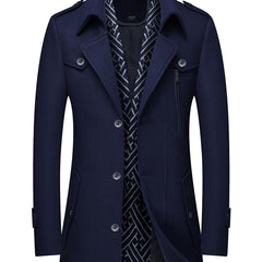 Men’s Sheep Tweed Coat with Scarf Collar by Snagg A Coat