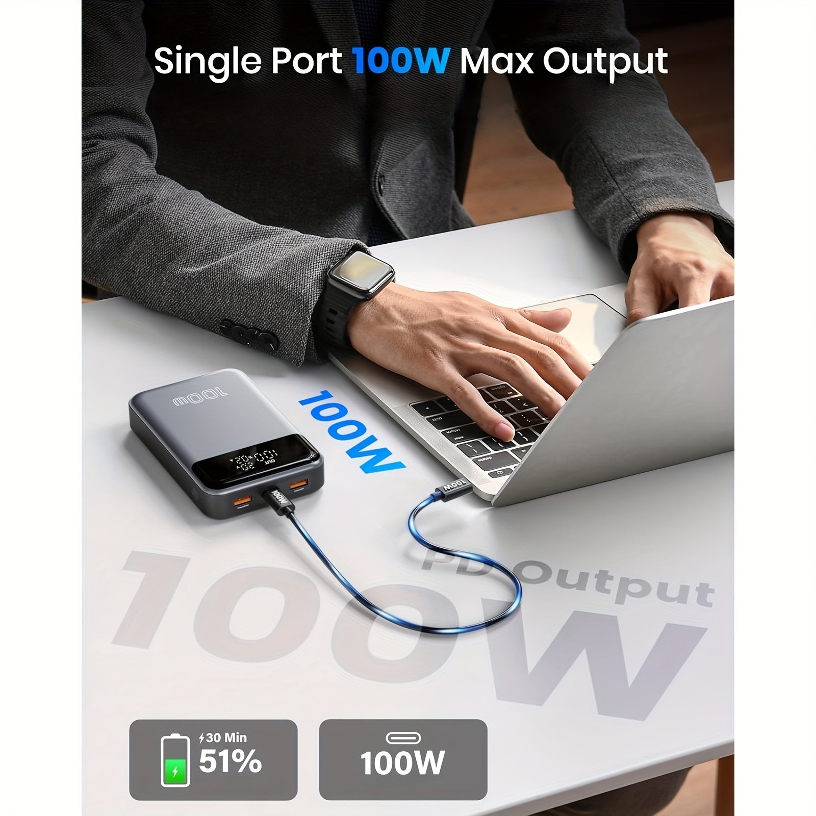 20000mAh Portable Charger Powerbank , by Snagg A Power Bank