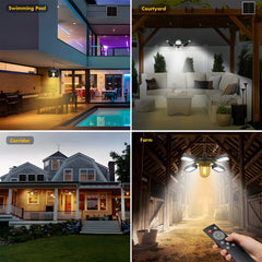 1000LM Motion Sensor Solar Pendant Light by Snagg An Outdoor Light