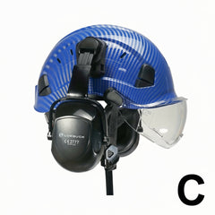 Carbon Fiber Pattern Safety Helmet by Snagg A Safety Helmet