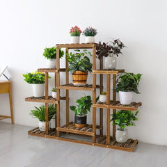 9 Tier Wooden Plant Stand by Snagg A Rack