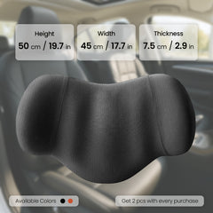 Memory Foam Head & Neck Pillow by Snagg A Headrest